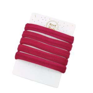 5pcs Highly Elastic Hairband Horse Tail Hair Band 5件套高弹性耐用款发圈 毛巾圈 发绳