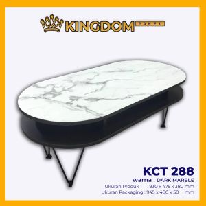 MEJA TAMU SERBAGUNA LUNAR CRETA WHITE MEJA TV RAK TV SERBAGUNA [PARBUB]