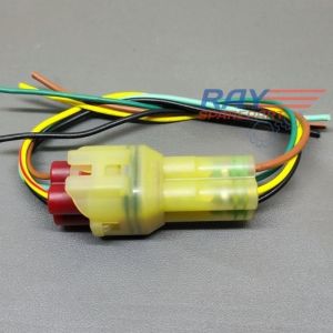 SOKET SAMBUNG KABEL 4 PIN WATERPROOF ANTI AIR / SOCKET KONEKTOR KABEL MOTOR MOBIL