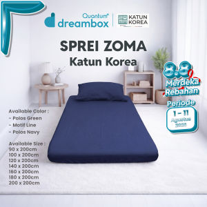 Quantum Dreambox Sprei Set Trifold dan Topper - Zoma Katun Korea