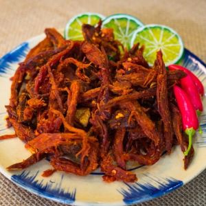 Khô trâu xé sợi (thơm ngon- có video) {Khối lượng tịnh không tính bao bì}