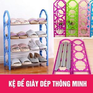Kệ để giày dép 4 TẦNG bằng nhựa tiện dụng