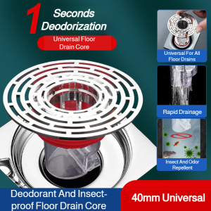 卫生间防臭防塞地漏Large diameter antibug floor drain direct row antiplugs Bathroom Drain Maintenance Sewage Backflow Preventer Universal Pipe Fitting Drain Cover Odor Preventer Overflow Stopper Large Diameter Insect Barrier
