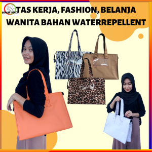 TAS WANITA MULTIFUNGSI BISA UNTUK BELANJA FASHION KERJA KONDANGAN BAHAN WATERREPELLENT