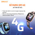 Đồng Hồ Điện Thoại Thông Minh Lắp Sim Trẻ Em imoo Z1 Xanh/ Hồng Định Vị GPS/Gọi Video Call /Nhắn Tin/ Kháng Nước IPX8. 