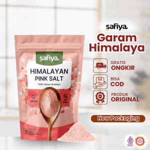 Safiya Garam Himalaya 1 Kg Pink Himalayan Salt Original Premium