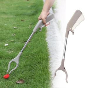 2Pieces Reacher Tool Trash Grabber For Efficient Trash And Litter Pickup With NonSlip Grip For All Ages Easy Reach Tool