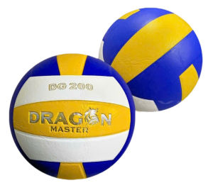 Bóng chuyền Dragon Master DG 200 màu xanh vàng trắng tắng kèm bộ kim lưới