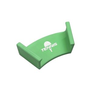 WAYCAI Wall Mounted Tennis Racket Wall Rack Plastic Self-adhesive Badminton Rackets Holder Durable Pickleball Rackets Wall Hook Tennis/Badminton/Pickleball Racket