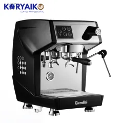 1pc Gemilai Small Semi-Automatic Espresso Machine Crm2008, 5bar-4 Cups  Steam Espresso Machine, With Glass Pot And Steam Wand For Frothing Milk,  800w-120v, Suitable For Making Espresso/American Coffee/Cappuccino/Macchiato  At Home