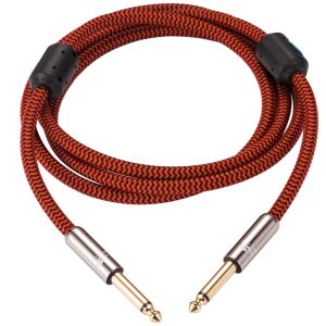 GOLLEY LION 6.35mm1/4" Male TS Cable for Guitar Amplifier Keyboard Instrument