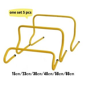🇸🇬 [READY STOCK] Agility Training Hurdles 5-Pack - Hi Visibility Speed Endurance Indoor/Outdoor Practice Equipment for Track & Field - Fences for Sports Team Condition & Coaching Football Soccer & Cross Country