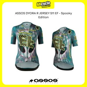 ASSOS Womens Jersey DYORA R S11 EF Spooky Edition Cycling Jersey Spooky Blue | 12.20.488.2K