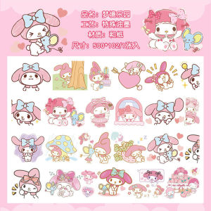 Sticker Sanrio hình dán trang trí sổ tay điện thoại bình nước siêu dễ thương _ Ting Ting