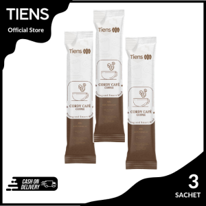Tiens Cordycafe Kopi Stamina dan Kesehatan Pria dan Wanita Paket 3 Saset