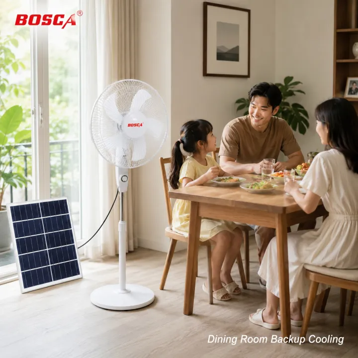 BOSCA%2016%20Inch%2012v%20DC%20Standing%20Solar%20Powered%20Outdoor%20Rechargeable%20Solar%20Electric%20Fan%20With%20Solar%20Panel%20BSF-88%20BSF-99%20-%20Image%202