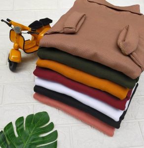 Turtleneck Rajut Pria Lengan Panjang Atasan Pria Leher tinggi Turtle neck Rib Knit