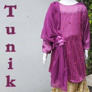 Tunik Anak Perempuan Lengan Panjang (selendang sampai belakang) 1-7 tahun