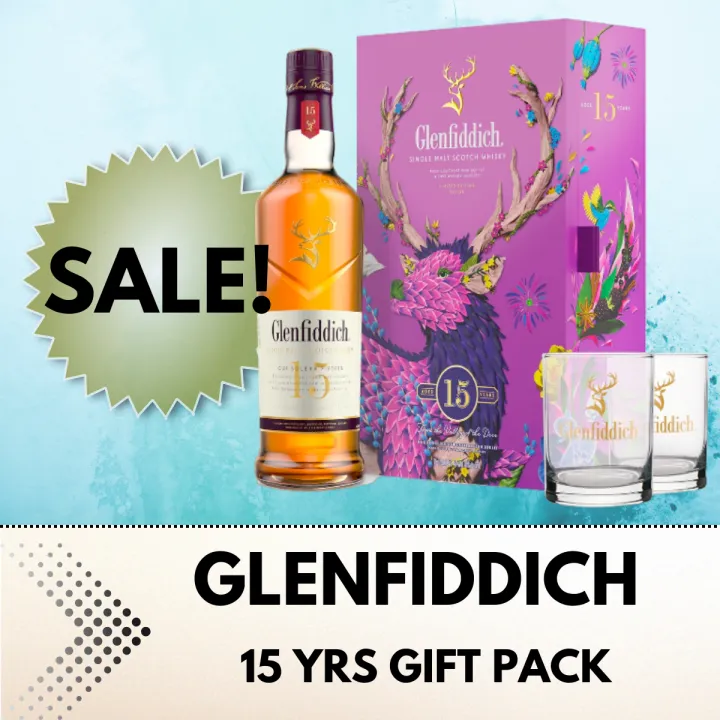 2-Pack Glenfiddich Heavy Base Glass Tumbler Whisky New In Gift Box 32cl 320ml eB