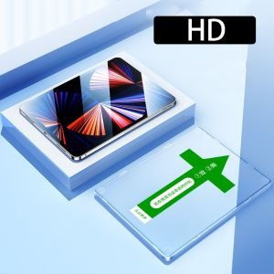 TBTIC Easy Install Tempered Glass For iPad One Click Installation For ipad 11th Air7 Mini7 Air 10.9 5th 4th Pro 11 Mini 6 10th 9th 8th 7th 6th Gen 10.5 10.2 9.7 8.3 2022 2021 Screen Protector Matte Green Light