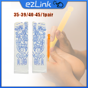 1Pair Acupoint Illustrated Socks Comfortable Reflection Area Acupoint Socks Pain Relief Breathable