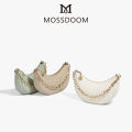 MOSSDOOM Tas Selempang Wanita Carina Bag Tas Bahu Bulan Sabit Modis. 