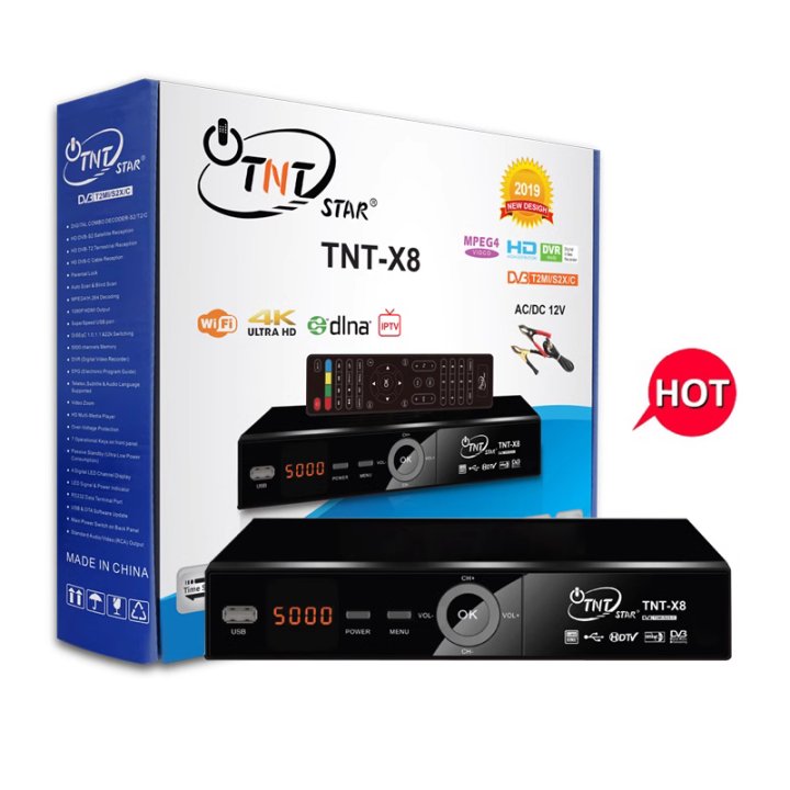 Newest TNT Star Combo TG1140 S2+T2+C MYTV Dekoder Decoder