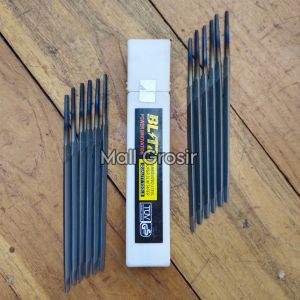 BLITZ Kikir Gergaji Segitiga 4" Inch Super Slim Taper File 4 Inch Box