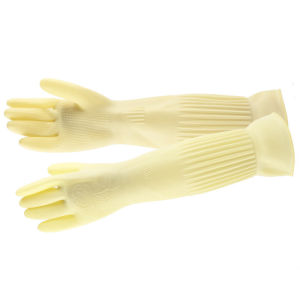 Long Latex Gloves Waterproof Hand Protection Suitable for Dishwashing Laundry Kitchen Cleaning Glove