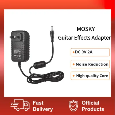 【Free Shipping】DC 9V 2A Pedal Power Adapter 8-Way Noise Reduction for Guitar Bass Effect Power Supply Adapter Converter 100~240V Input