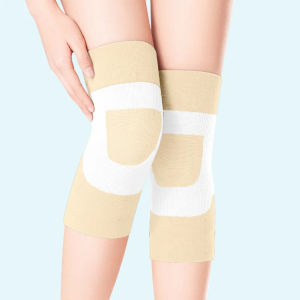 Heated brushed silk knee pads for summer