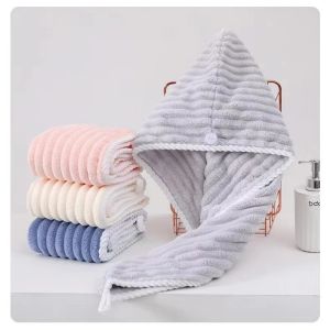 Ultra fine fiber towel wrapped and thickened Ladies dry hair cap Thick and highly absorbent headscarf for wiping hair