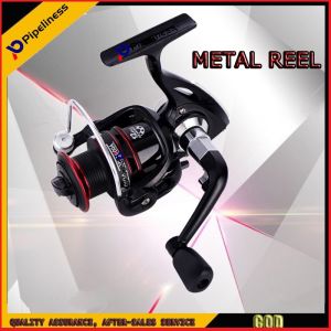 บัลเล่ต์รอกตกปลารอกตกปลาเหล็กสแตนเลสโลหะรอกหมุนสูงสุด12กก. 5.2:1