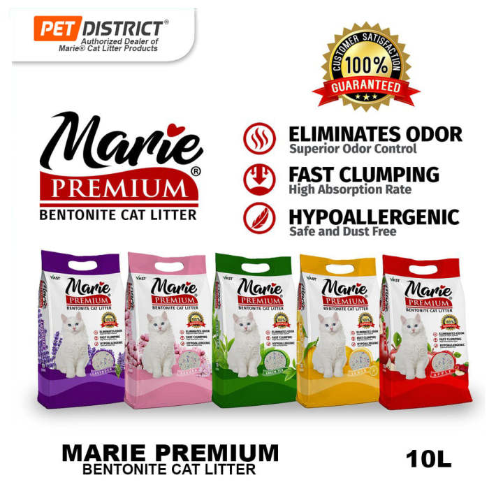 Marie Premium Bentonite Cat Litter | Lazada PH