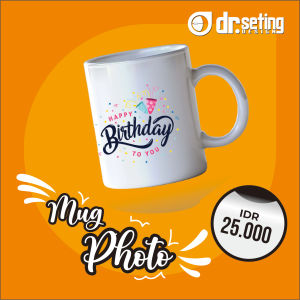 Mug Photo Custom / Gelas Putih custom