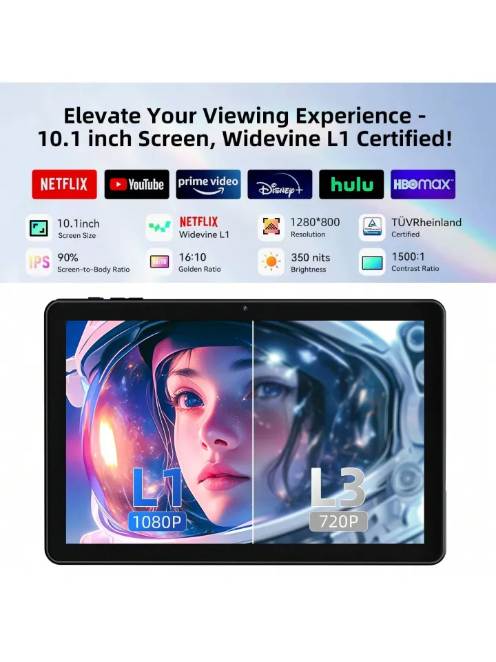 Qetupa 10.1 Inch Large Screen Android 14 Tablet Launched!4GB RAM +