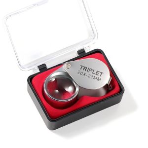 Folding Pocket Jewelry Loupe For Jewelry Diamond Jewelers Eye Glass Tool 10/20/30x
