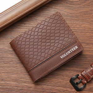 Mr. Classy Dave PU Leather Two Fold Wallet for Men Short Wallet BiFold