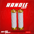 MOTORCYCLE HANDLE GRIP RUBBER WITH ALLOY BAR END B699-72 B798-78. 