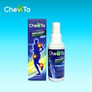 Chevita Analgesic Solution Cool สเปรย์บรรเทาอาการปวดกล้ามเนื้อ สูตรเย็น (แพ็คคู่สุดคุ้ม) ลดอาการอักเสบของกล้ามเนื้อ มีกลิ่นหอมสดชื่น ออกฤทธิ์นาน