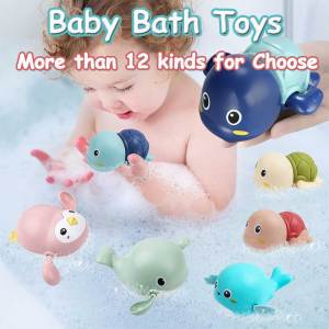 Baby Bath Toy Baby Swimming Toys Cute Animals Shape Baby Accompany Bathing Toy Baby Bath Toys