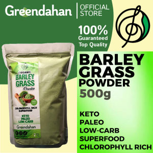 Greendahan Organic Barley Grass Juice Powder 500g - Unsweetened NON GMO