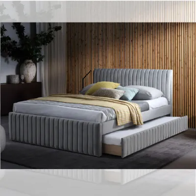 Luxe: Grace Trundle Bed Frame | Queen + Single | King + Single | Pull Out Bed | Modern