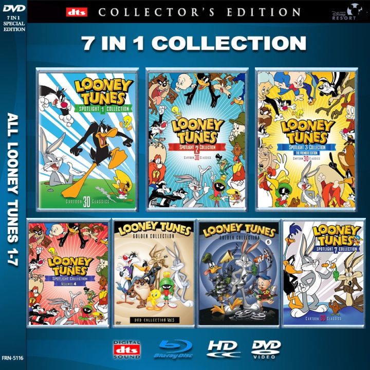 DVD Looney Tunes Cartoon Movie 7 In 1 Collection t5116