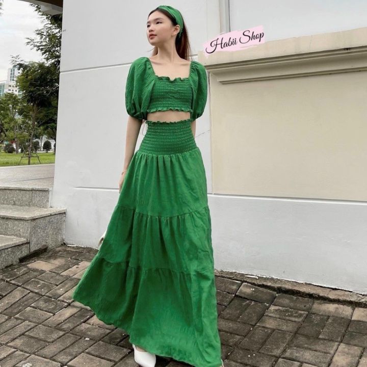 Chân váy maxi xuất xịn | Shopee Việt Nam