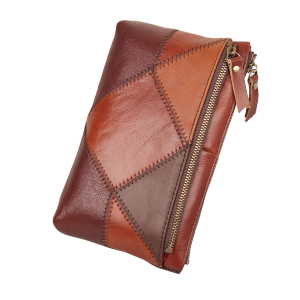 Genuine Leather Wristlet Purse for Women Wallet Long Coin Purse Wristband Female Clutch Ladies Real Leather Wallets