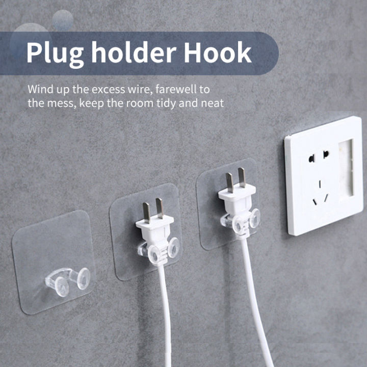 【COD】 Self Adhesive Hook Hanger Multi-Functional Cable Winder ...