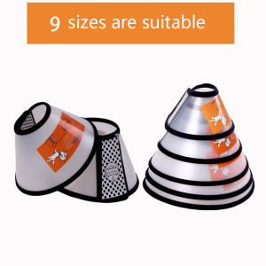 Elizabeth Anti-Bite Pet Dog Collar Cat Dog Puppy Neck Protective Circle Feeding Medicine Cover Accessories for Small Large Pet Dogs