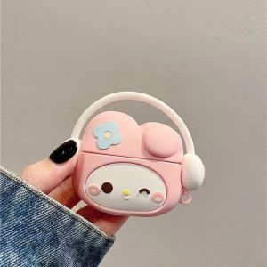 เคสป้องกันซิลิโคนเนื้อนิ่มลายการ์ตูนและ3D คุโรมิปลอกกันกระแทกใช้ร่วมกับ Apple แอร์พอด1 2โปร3 Pro2