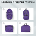 WATERFLY Hiking Foldable Daypack Backpack 25L camping backpack Ultra Lightweight Packable Waterproof Outdoor Travel Day Pack for Woman Man. 